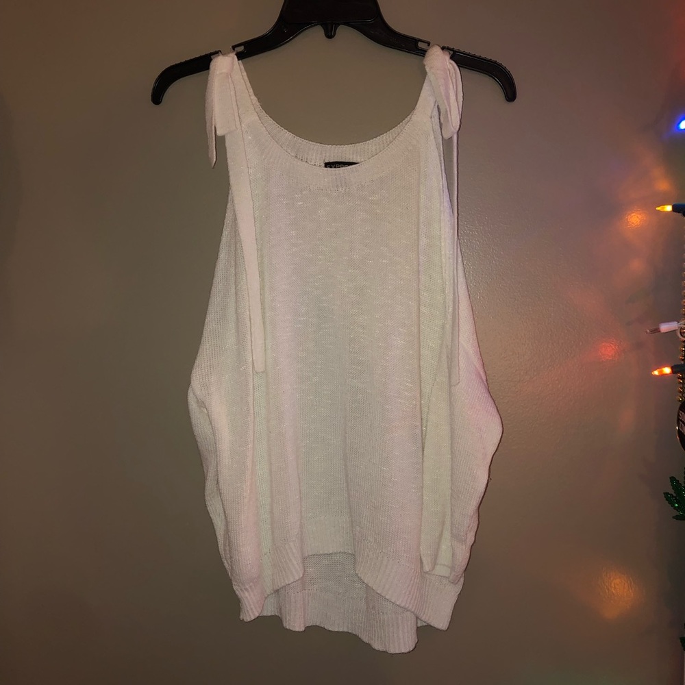 Express Knit Tank with Sleeves